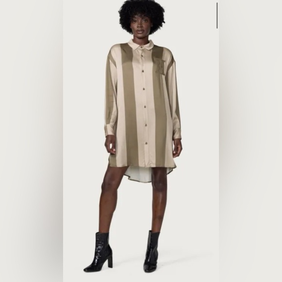 Honor The Gift Dresses & Skirts - NWT Womens Shirt Dress - Olive Size Large